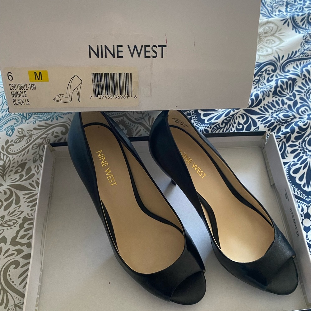 NIne West open toe heels